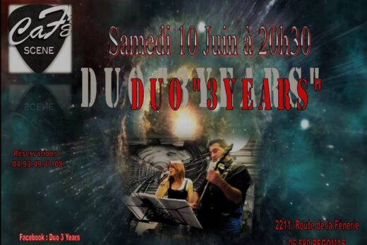 Samedi 10 juin Duo 3 years