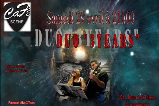 SAMEDI 29 AVRIL DUO 3 YEARS
