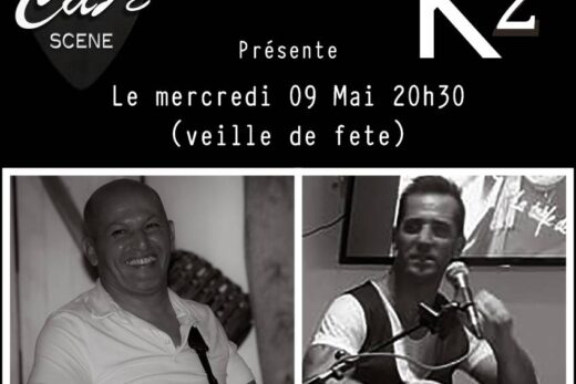 Mercredi 9 Mai le groupe K2 en Live