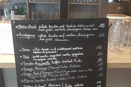 LA CARTE CE LA RENTREE